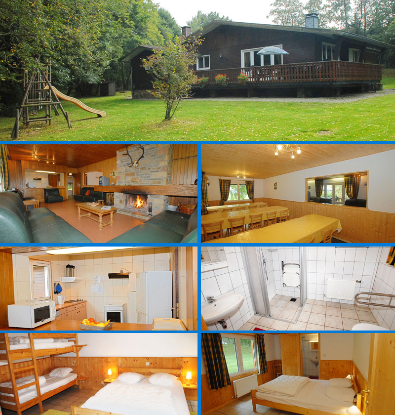 groepsaccommodatie ardennen 60 personen
