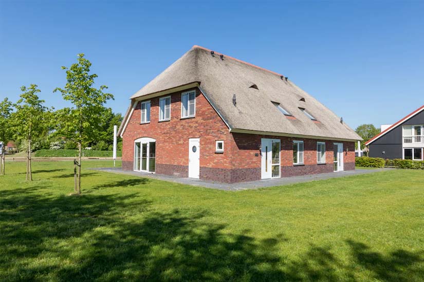 een 25 persoons groepsaccommodatie zonder eigen sanitair is goedkoper